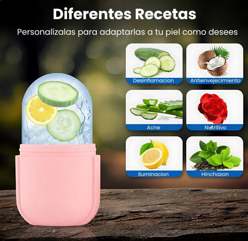 RODILLO MASAJEADOR DE HIELO + ENVIO GRATIS